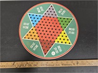 Vintage Ohio Art Metal Chinese Checkers and