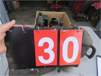 GROUP - 20W-50 OIL, TOOL BOX, OIL CAN