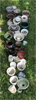 Lot of Ceramic Flower/Plant Pots