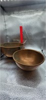 Copper bowl set