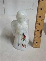 Fenton glass angel signed hand-painted by T