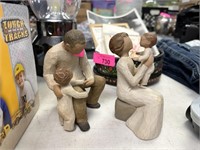 2PC WILLOW TREE FIGURINES