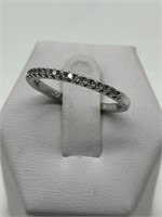 Sterling Silver Stunning Quartz Band Ring