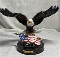 Bald Eagle Statue Freedom Collection Resin 8"