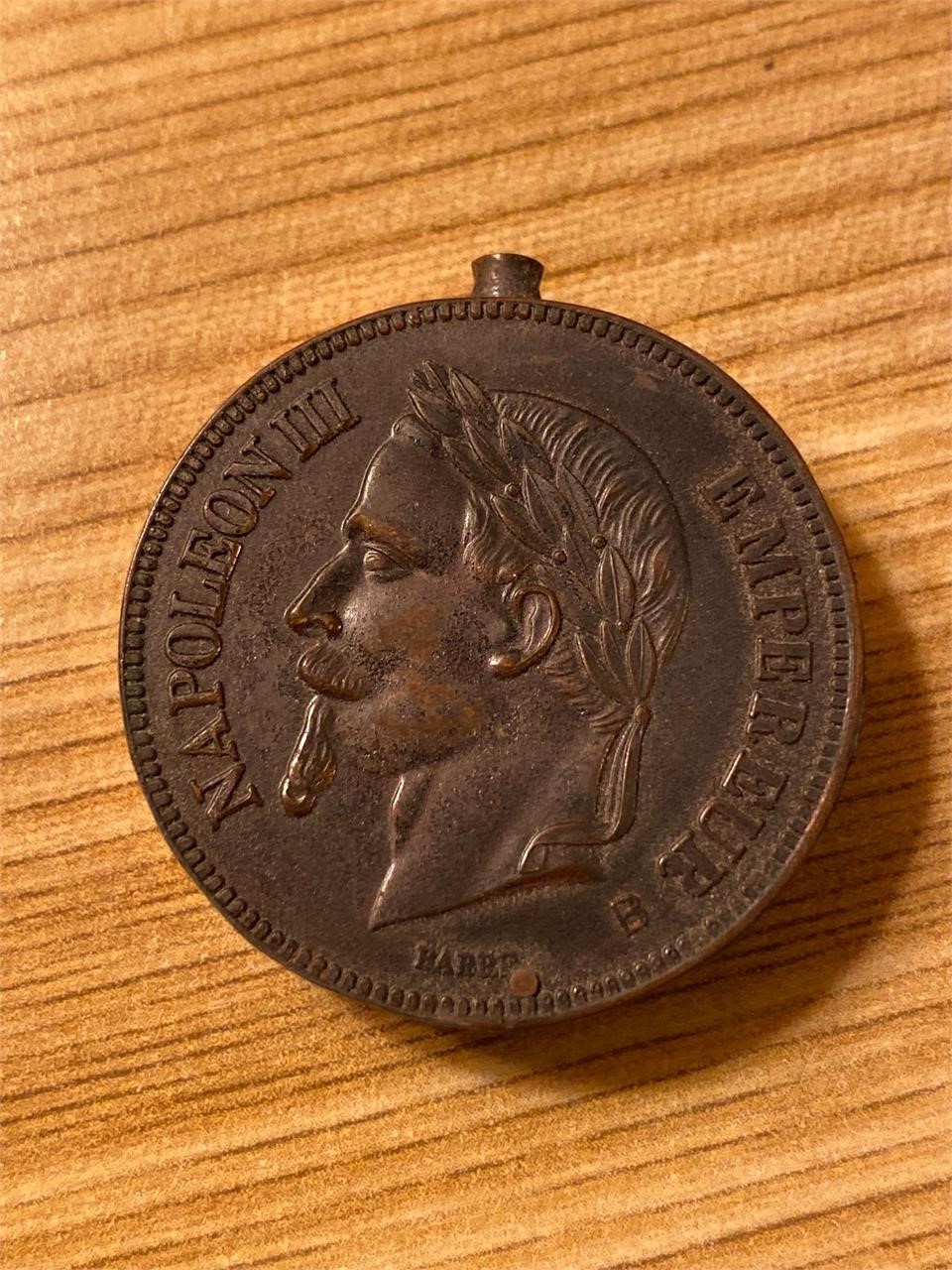 Napoleon III Coin Lighter