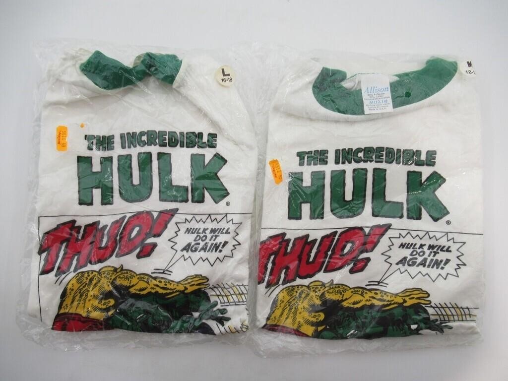 Hulk Vintage Kid's T-Shirt Lot (1978?)