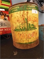 OLD 5 GALLON OIL CAN