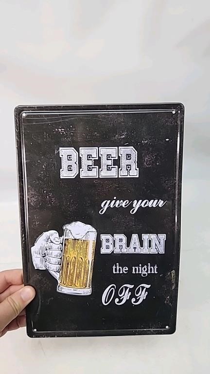 Beer Bar Metal sign