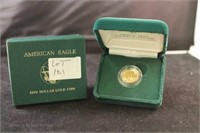 Gold American Eagle: