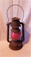 Dietz no. 2 D-Lite railroad lantern w/ painted