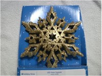 LED Snowflake Tree Topper