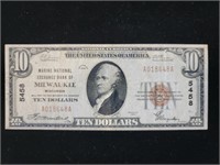 1929 $10 Marine Exchange FR-1801-1