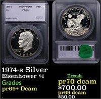 Proof 1974-s Silver Eisenhower Dollar 1 Graded pr6
