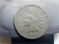 OF) Better date 1909 Indian Head cent