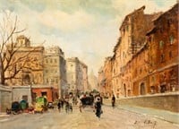 Impressionist Street Scene, Anton Petrelli.