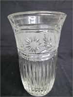 Vintage Yugoslavia Crystal Vase Lead Crystal w/