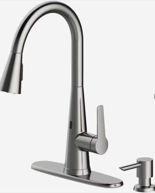 Allen + Roth Tolland Stainless Steel Faucet