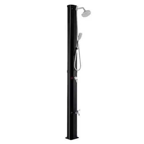 Solar Heated Shower - 7.2 ft., 9.3 Gal., Black