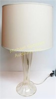 VINTAGE ITALIAN GOLD SPRINKLE GLASS LAMP