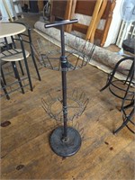 Vintage metal shoe rack 3 tier approx 3.5 ft tall