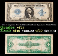 1923 $1 large size Blue Seal Silver Certificate Gr