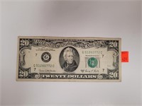 1969C 20 Dollar Bill Signed George Schultz