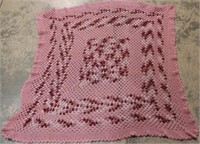 Pink Afghan Blanket