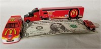 McDonald's Toy Semi, 1:64 scale car & Mini Car