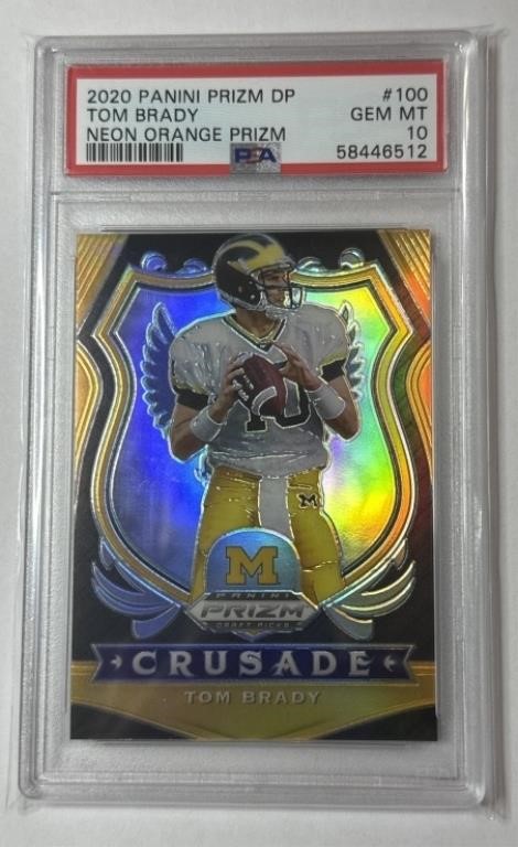 2020 Prizm Draft Picks #100 Tom Brady /149 PSA 10!