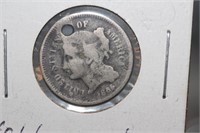 1865 Three Cent Nickel