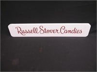 Double-sided  Russell Stover Candies plastic