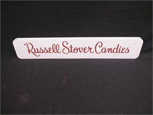 Double-sided  Russell Stover Candies plastic