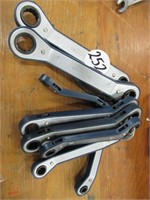 MASTERCRAFT FLAT RATCHET WRENCHES