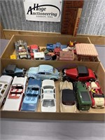 2 FLATS TOY CARS AND TRUCKS