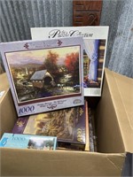 BOX OF PUZZLES