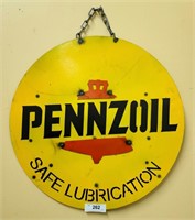 Steel penzoil sign