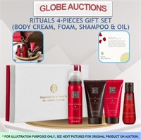 RITUALS 4PCS GIFT SET(BODY CREAM+FOAM+SHAMPOO+OIL)