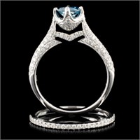 1.43ctw Fancy Color Diamond Ring in 14K Gold