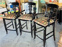 set of 3 vintage style stools