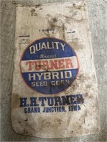 Turner Hybrid seed canvas corn bag