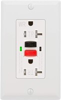 NEW 20Amp GFCI Outlet w/ LED Indicator
