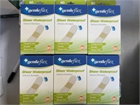 Lot of 6 boxes of Gentle Flex Sheer WaterProof