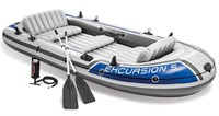 Intex Excursion 5 Person Boat Set - UNUSED