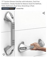 MSRP $25 2 Pack Shower Grab Bars