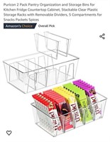 MSRP $23 2 Pack Storage Bins