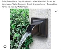 MSRP $200 Brass Waterfall Spout