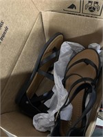 Size 41 ZiiTOP BLK and Tan Sandals