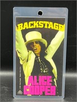 1991 Alice Cooper VIP backstage Pass