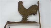 Cast Iron Rooster Wall Decor