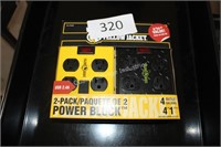 2- four outlet power blocks